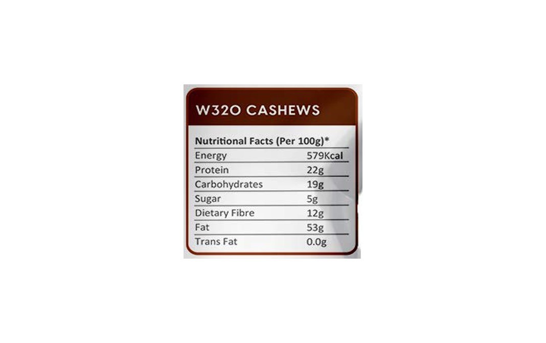 UpCrop Premium W320 Cashew    Pack  500 grams